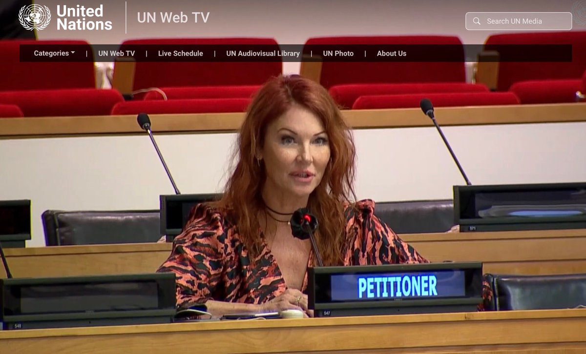 cynthiabasinet's tweet photo. @HeatherGorr @jovialjoy You’re welcome! @NetflixFilm 

Don’t miss my #unga #unga76 #speech on behalf #westernsahara #facialrecognition #fakealgorithms #snl #KimKardashian #ipaintfree #decodethebias #facebookdown #breakupbigtech #sagaftra #cyberwarfare #womensrights #AIEthics 

https://t.co/iOR4FOyDvT https://t.co/4YtyaIInIL