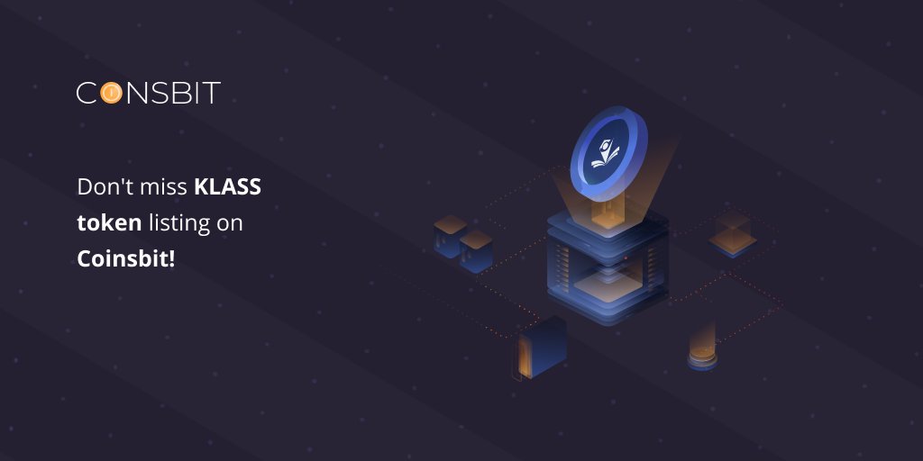c0insbit's tweet photo. 💥 Dear users, we are glad to announce that KLASS token will be available on Coinsbit on 19.10.2021!

💵 Pair:
KLASS/USDT

✅ Follow the link to get more info:
https://t.co/sZKz9urD6S

🌈 Stay tuned to get updates from Coinsbit!

#Coinsbit #Listing #KLASS https://t.co/YGU4tV7sCr