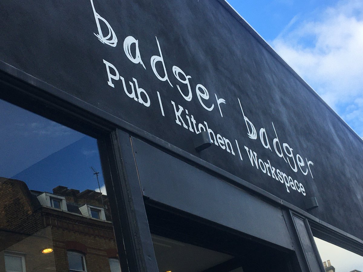 moorewis's tweet photo. So excited to be taking our lecture series on the road! Today we are at Badger Badger in Deptford High Street for Charles Graham’s talk ! #impact #LSBU #Reserach https://t.co/14YUYEIKPz