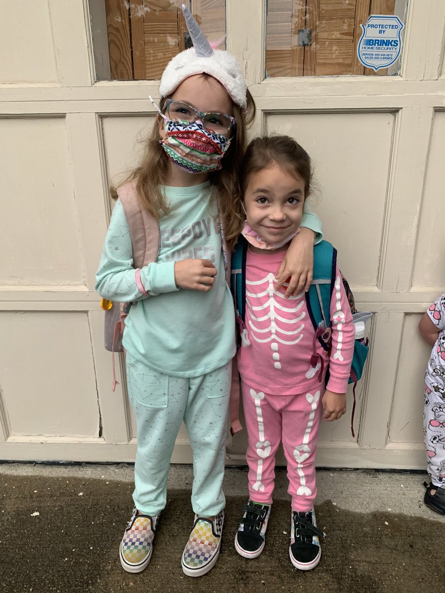 pascally1986's tweet photo. Pajama day for my 2nd grader and kindergartener!! @GRPChesapeake #boosterthon https://t.co/F8EF2uQbsk