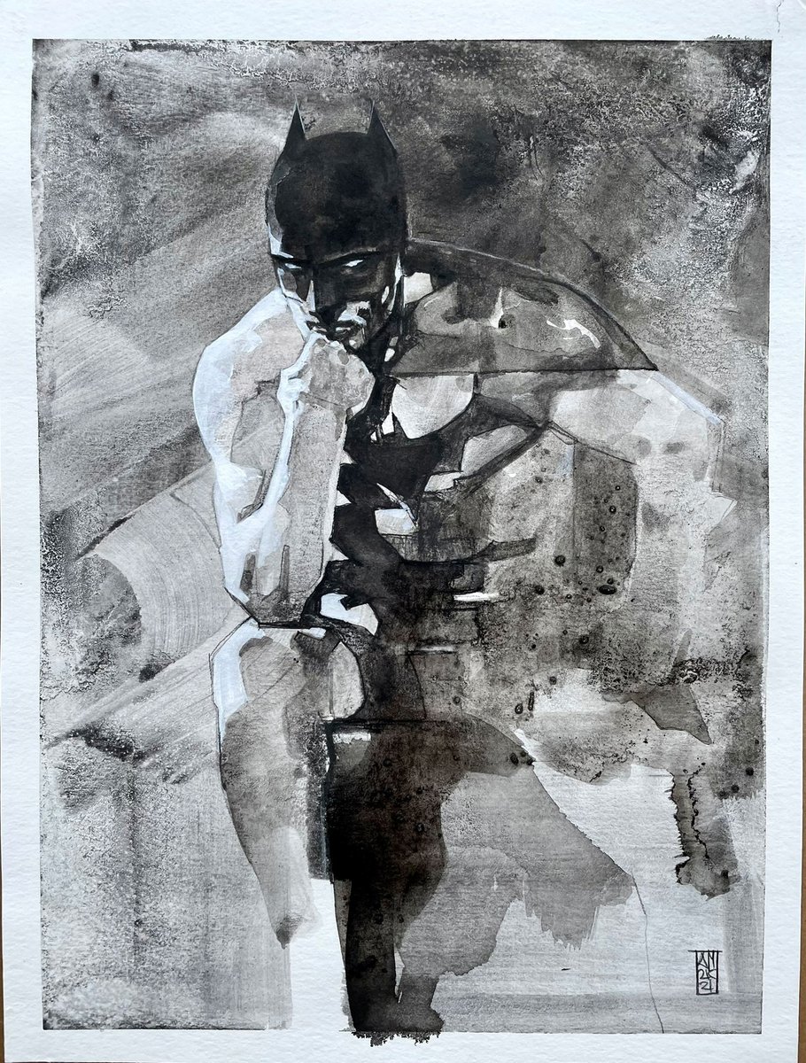 One of my favorite black and white drawings I drew lately for it's texture and expression alone. And it is available!  12X16 size #Inktober