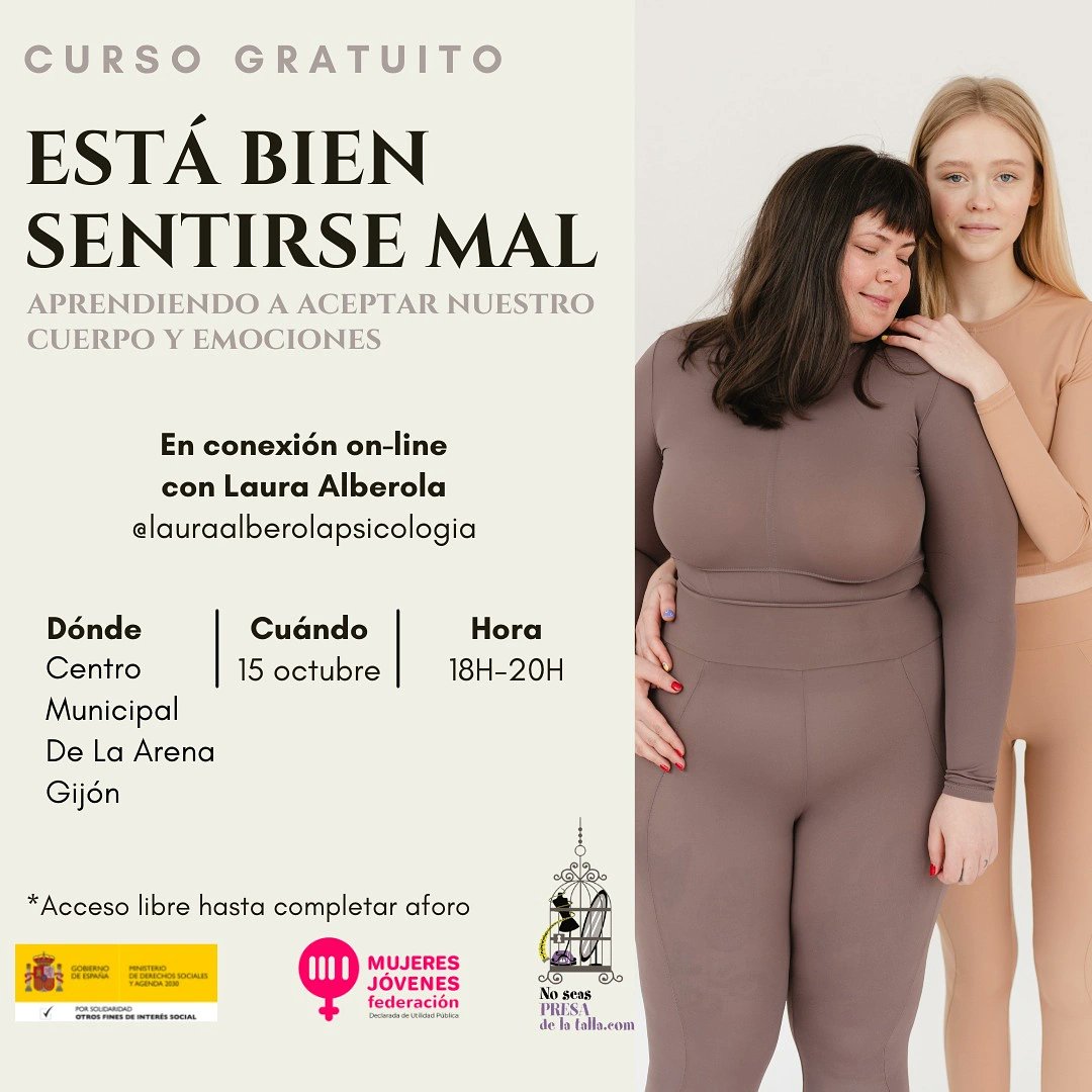 MUJOAS's tweet photo. ‼️Este viernes vamos a hablar de nuestro cuerpo, nuestras emociones, lo que nos gusta, lo que no nos gusta y el por qué no nos gusta y de que, a veces, está bien sentirse mal con las chicas de @MujeresJovenesF y Laura Alberola.

📍Nos vemos a las 18:00 en el CMI L'Arena 💪💜 https://t.co/hfrTv743Wo