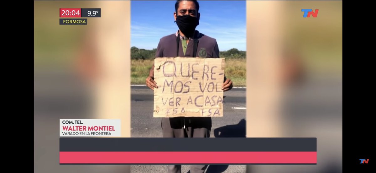 analiargentina's tweet photo. #FORMOSA #DESPIERTA 
NO OLVIDEN CUANDO EL RÉGIMEN DE INSFRAN LES IMPIDIÓ INGRESAR A SU PROVINCIA..! 
#VARADOS POR EXCESO DE PODER.,! https://t.co/6oAcJCTOfu
