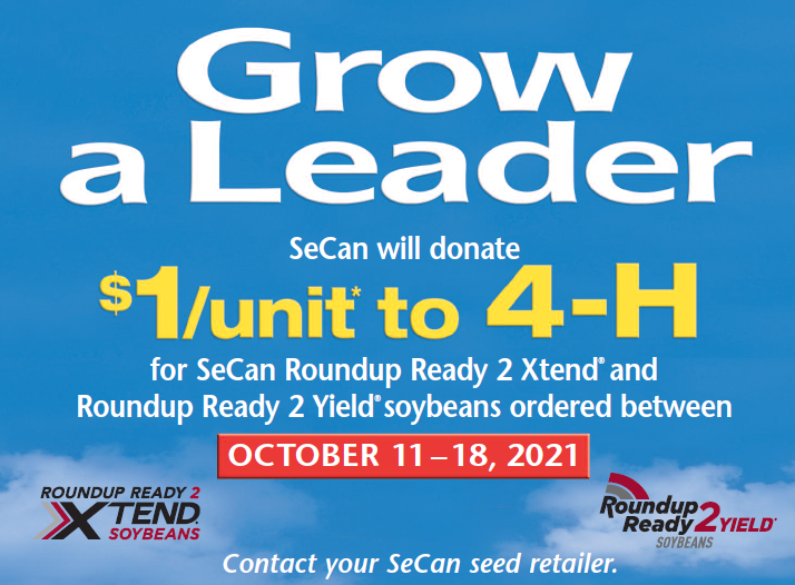 Don't forget that Grow a Leader is happening THIS WEEK! Contact your local SeCan seed retailer! 🍀🍀
