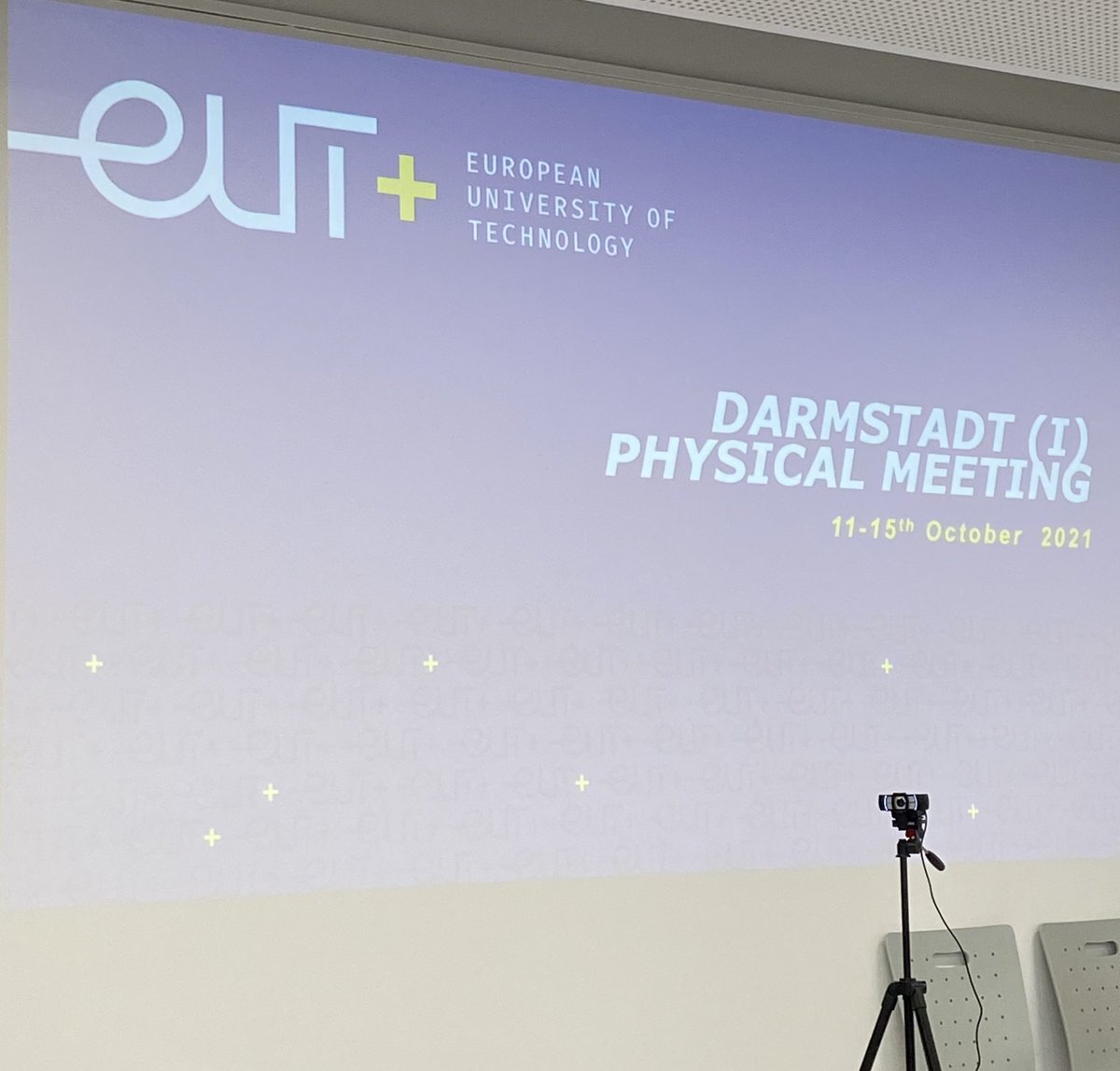 mariachristofo's tweet photo. #EUt+ meetings at Darmstadt ๐ฉ๐ช
#CUTteam https://t.co/jdhet1nUmP