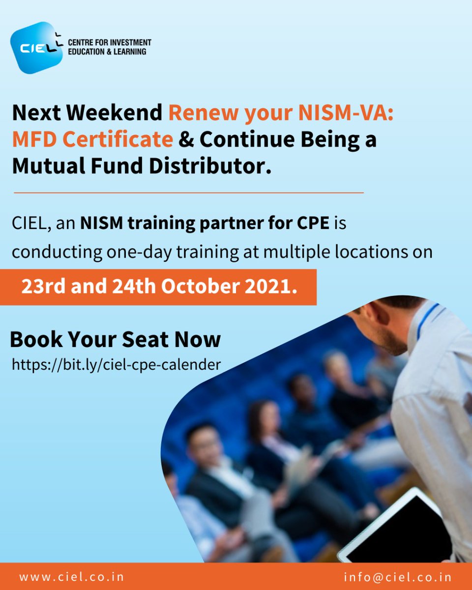 nism cpe for mutual fund distributors