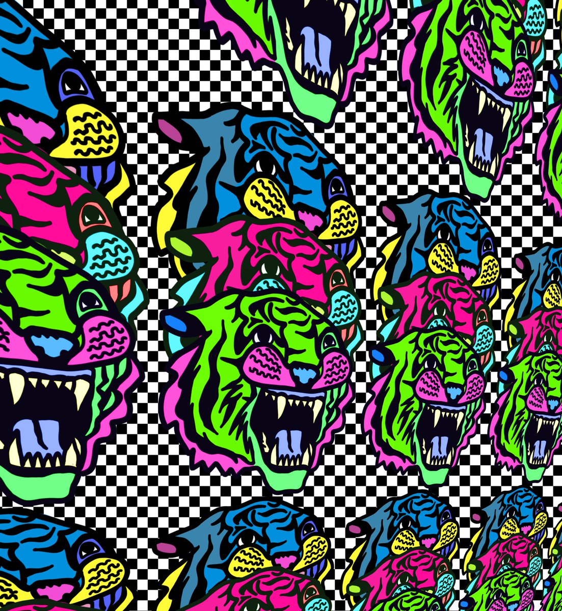 Tiger pow !

#illustration
#イラスト
#変な絵
#doodle
#キャラクター
#イラスト好きな人と繋がりたい
#創作
#絵描きさんと繋がりたい