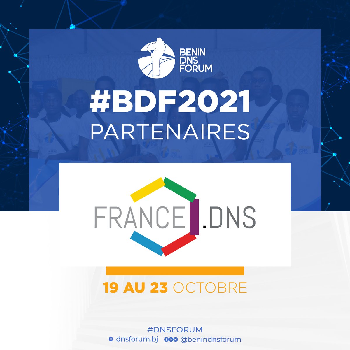 benindnsforum's tweet photo. @FranceDNS est partenaire du Bénin Dns Forum.

FranceDNS est un fournisseur de services Internet, registrar accrédité à l'ICANN et son objectif est d'être reconnue comme le spécialiste du marché francophone en apportant son savoir faire et son esprit communautaire. https://t.co/zTJYgSh1iZ