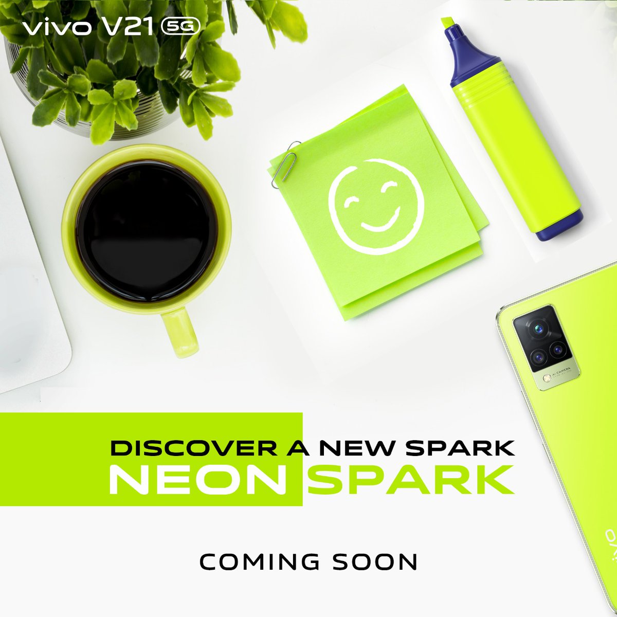 GreedyTech's tweet photo. @Vivo_India is launching #vivov21 5G with new colour #NeonSpark tomorrow at 12PM. The colour just looks unique and can definitely stand out among the bunch. #Vivo always comes up with impressive design choices. We can't wait to show you how good it looks in person.
Stay tuned.. https://t.co/wWOLaYrW7Z