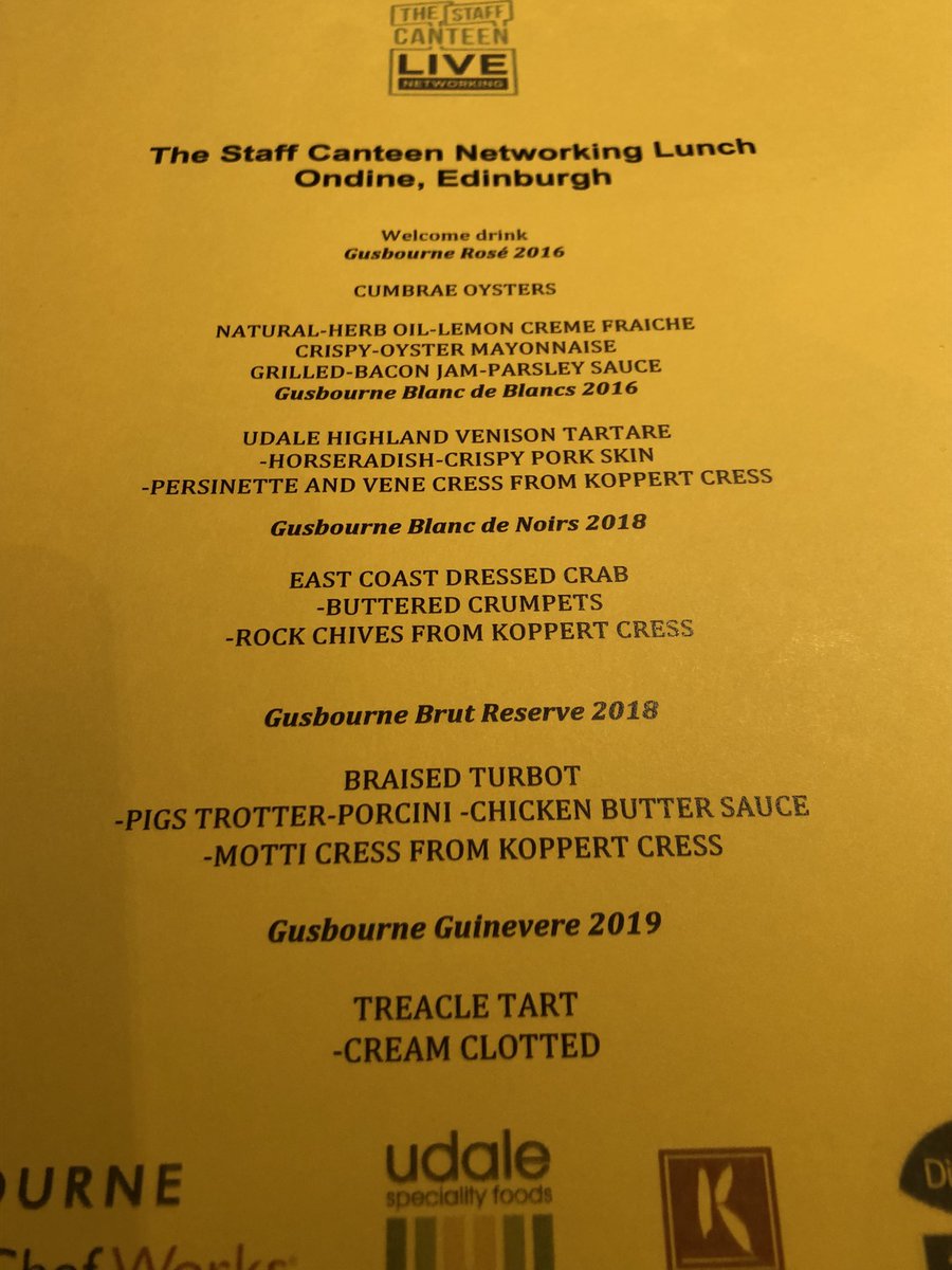 What a day at Ondine Edinburgh absolutely superb thanks so much Roy for looking after us look forward to coming back very soon venison tartare big hit ! @OndineEdin @Rick_Stein @sasstein @RouxScholarship @CanteenTweets @Craft_Guild @ChefBird @CanteenTweets @Caterertweets