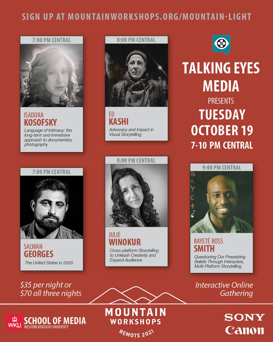 Join Newest Americans' Co-director @WinokurJulie & Co-founder @edkashi alongside @BayeteKenan, @salwangeorges, & @IsadoraKosofsky, October 19th from 7pm-10pm CT for a one-night virtual workshop in collaboration with #Mountainworkshops.

Register now!
eventbrite.com/e/mountain-wor…