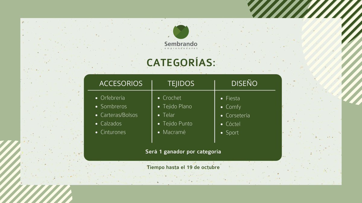 sembrandouy's tweet photo. 🔉 El #ProgramaSembrando y CARAS MODA se unen con el objetivo de destacar el diseño de moda en Uruguay 🇺🇾
Esta instancia NO INCLUYE VIÁTICOS para los ganadores.
Inscribite en: https://t.co/BWPi6vBxKB
Tenes tiempo para inscribirte hasta el martes 19 de octubre. https://t.co/YEsnt4Fk3g