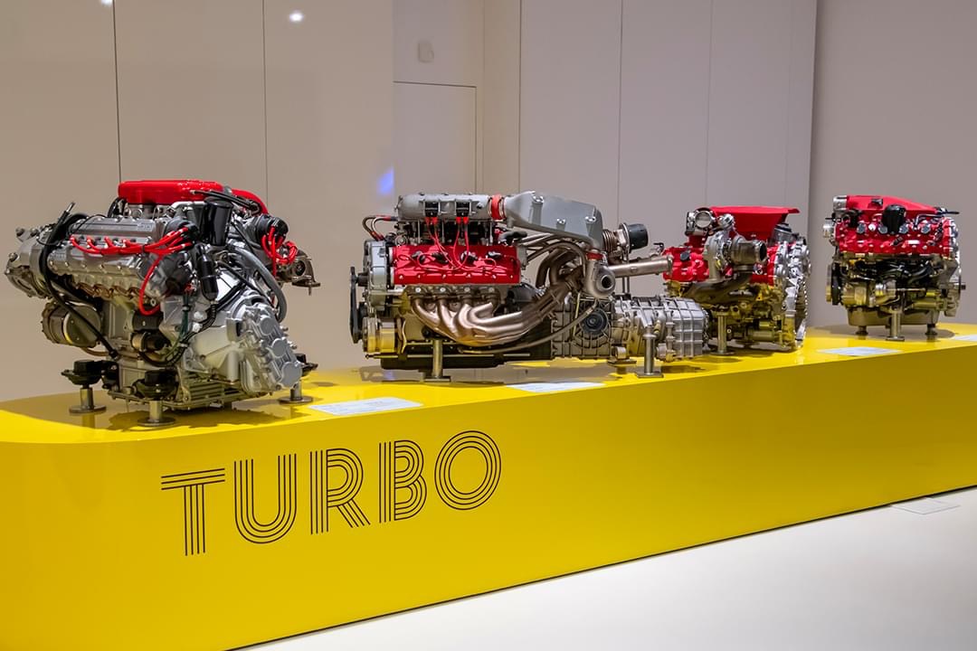 Turbo power. 💥

Enjoy some of the finest Turbo, V8 and V12 engines up close at the #MuseoEnzoFerrari in Modena!
•
•
•
Potenza Turbo. 💥

Goditi da vicino alcuni dei più potenti motori Turbo, V8 e V12 al #MuseoEnzoFerrari di Modena!

#Ferrari #MuseiFerrari
