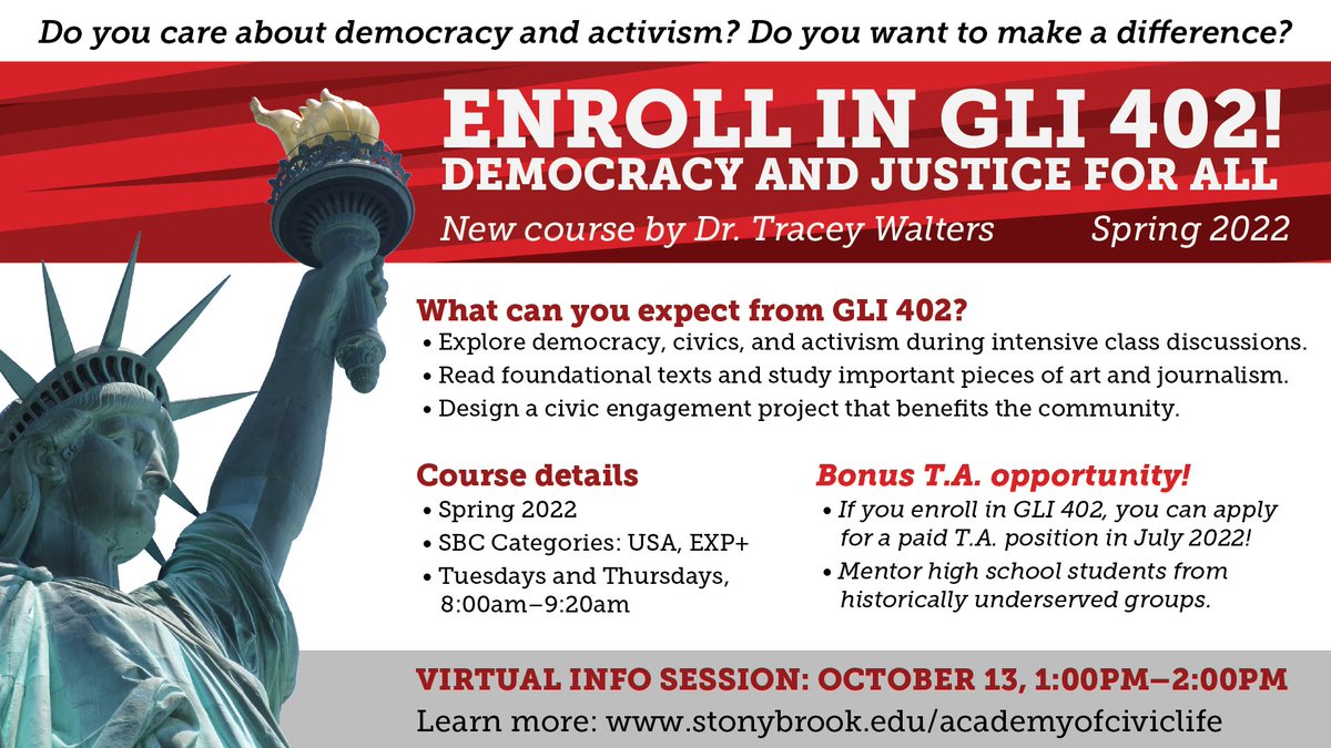 Academy of Civic Life at Stony Brook University tweet media