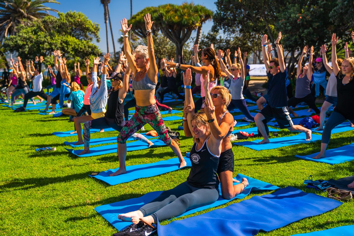 CAFoundation's tweet photo. Coming out to #SanDiego to participate in the CAF Community Challenge powered by @Strava? Join us for @GoEOSfit Yoga by the Bay on October 24th!
Take this opportunity to find your zen & connect with CAF. Register today: https://t.co/pYDxIvHXAl #CAFCommunityChallenge #TeamCAF https://t.co/HVixnl0zyq