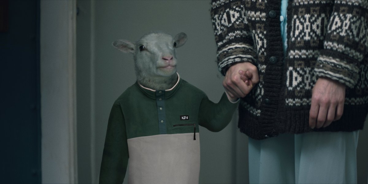 A24's tweet image. You could be this cozy 🐑 a24.shop/fleeces