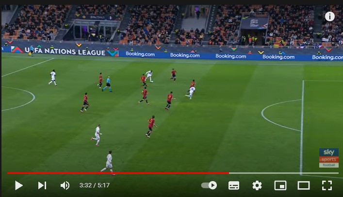 ManAboutTown_UK's tweet image. HOW?? How is France's goal onside and Belgium's offside?? #UEFANationsLeague #VARfail