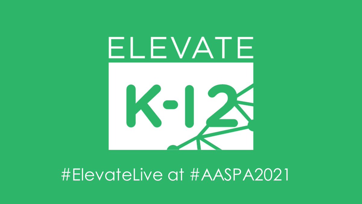 ElevateK12's tweet photo. We are excited to be in D.C. today for the start of the #AASPA21 conference. We can’t wait to share our #ElevateLive Classroom experience with everyone! https://t.co/tvWc5m0VVu