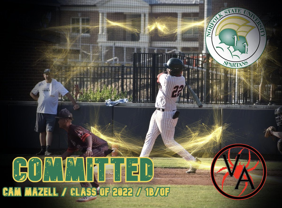 Congrats to Class of 2022 1B/OF Cam Mazell on his commitment to continue his academic and athletic career at Norfolk State University.

<a href="/SpartanBSB/">Norfolk State Baseball</a> <a href="/CoachBlevins_22/">Matt Blevins</a> <a href="/Mattrein21/">Matt Rein</a> @PBRVirginiaDC