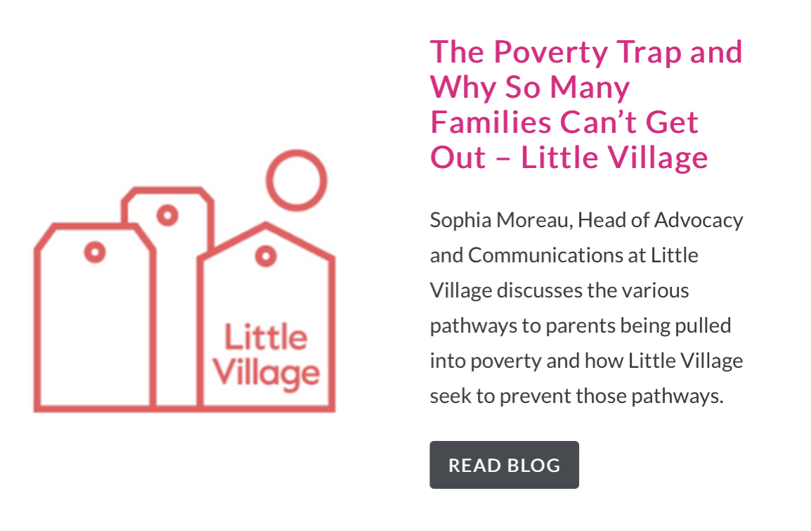 “Sometimes I had to think ‘what bill can I forego this month to make ends meet?’” Sarah*, London

The poverty trap is the product of a series of policy choices which sever support from the families who need it most. @LittleVillageHQ

londonchallengepovertyweek.org.uk/little-village…

#LDNChallengePoverty