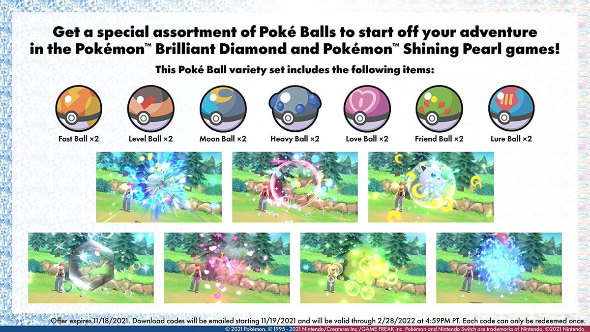 goukinews's tweet photo. PRE-ORDER NOW Before it's too late!
Pokemon Brilliant Diamond &amp; Pokemon Shining Pearl | Double Pack | Nintendo Switch
$119.88 - Includes some serious Poke Balls 💯

https://t.co/tAIFdvZkUC https://t.co/nuxLH4GKZj