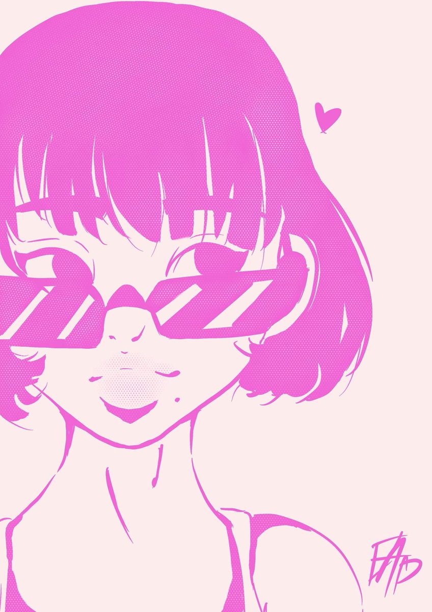 elhia84's tweet photo. "MUCHPINK"
#illustrations #illustrationoftheday #art #artwork #ArtistOnTwitter #Pink #girl #glassegirl #ipad #iPadAir #makebyme #sketch #draw #drawing https://t.co/63YPc5fkG8