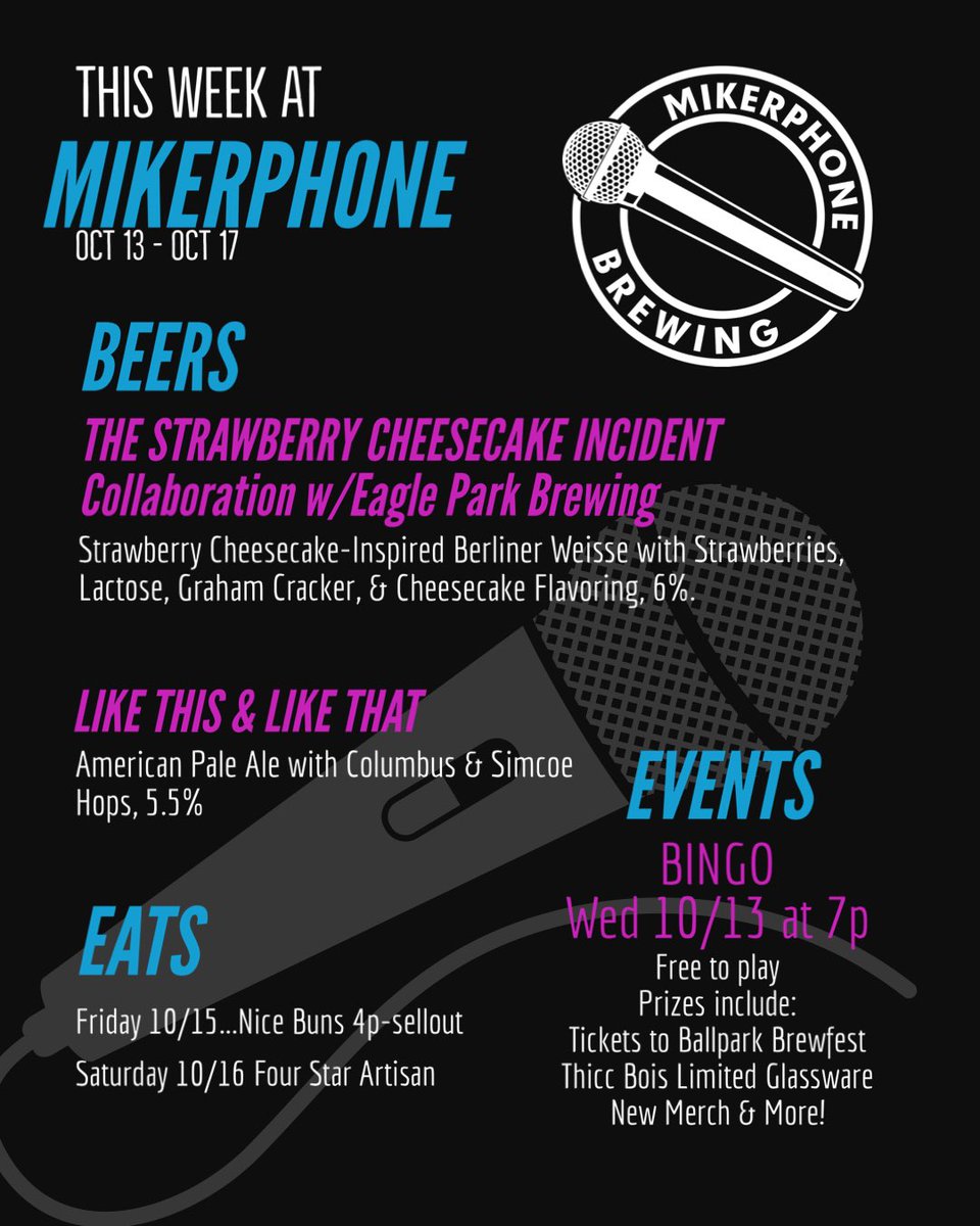 Beers &amp; Bingo &amp; Ballpark Brewfest tix. This week is going to be a banger