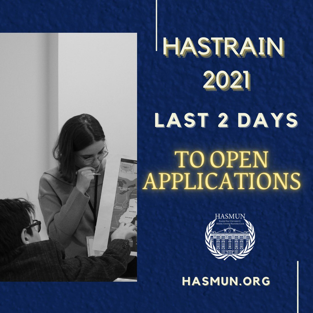 hasmunclub's tweet photo. We can hear your heartbeats as there are 2 days left for the opening of the HASTRAIN’21 applications. Apply via https://t.co/fph2Ynr5UA just in 2 days and experience one of the best returns of face-to-face conferences like the good old days! https://t.co/oVFhE7xBRp