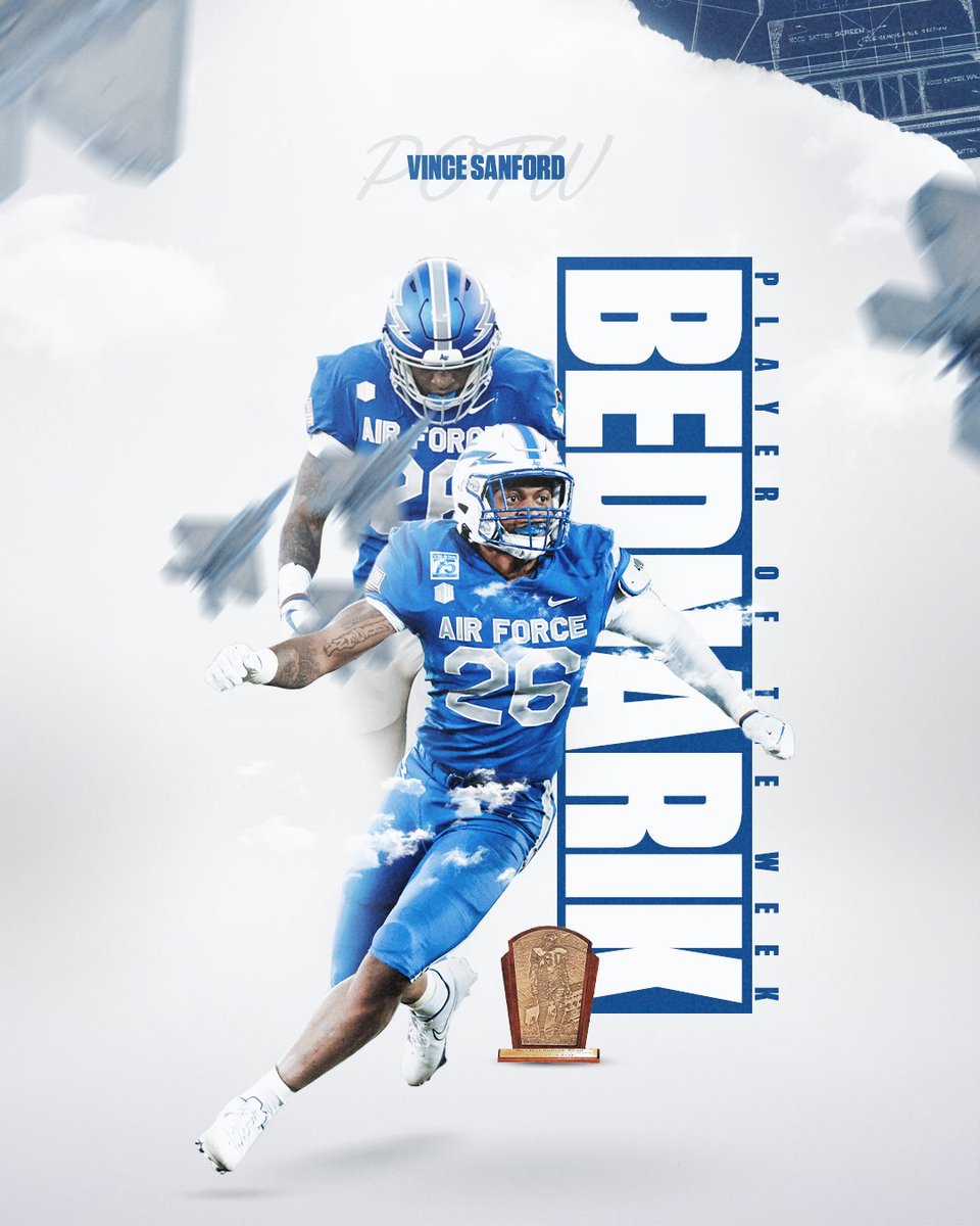 AF_Football's tweet photo. Another dominant weekend for @inVINCEible707 ➡️ Bednarik Award ℙ𝕝𝕒𝕪𝕖𝕣 𝕠𝕗 𝕥𝕙𝕖 𝕎𝕖𝕖𝕜 https://t.co/lsI9bBdqAy