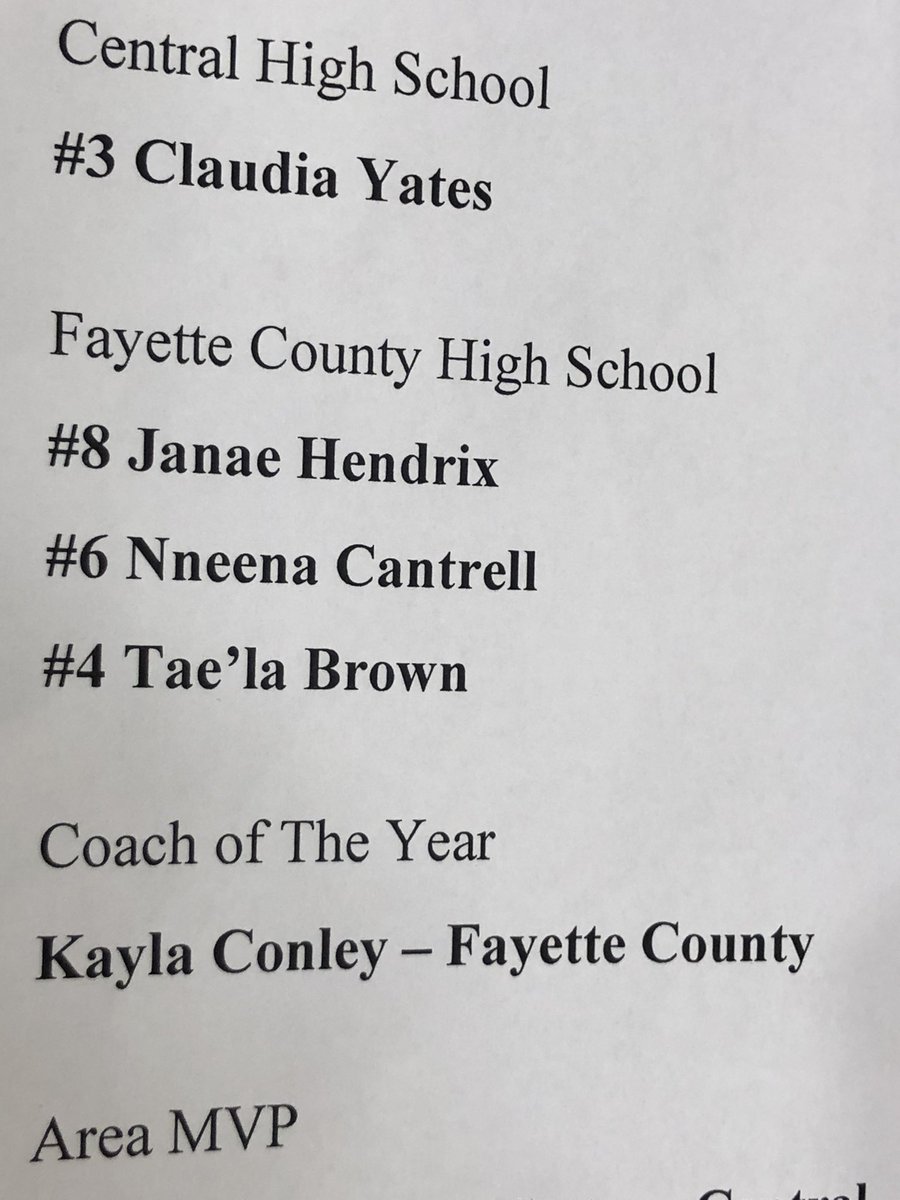 FCHSTigers's tweet photo. A ROARing Tiger ROAR to our Lady Volleyball team members and Coach, who were named All Area 1-AAAA for THE Fayette County High School ⚫️🟡���😤 @fcboe @MsConley3 @FCHSTIGERSPORTS https://t.co/bIwx8rtKSZ