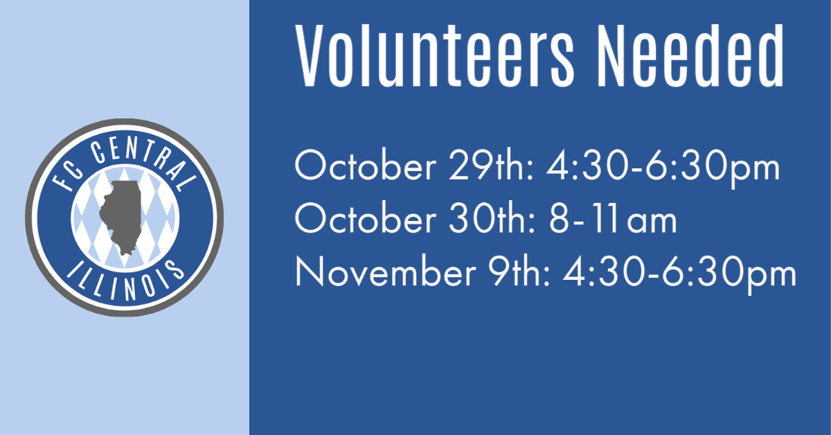 The fall season is coming to an end and we need your help to get the complex ready for the winter! Sign up for a time to help clean out the shed, clean up the complex, and move goals! #FCCI #fccentralil
Sign Up Here: signupgenius.com/go/904054ba5a7…