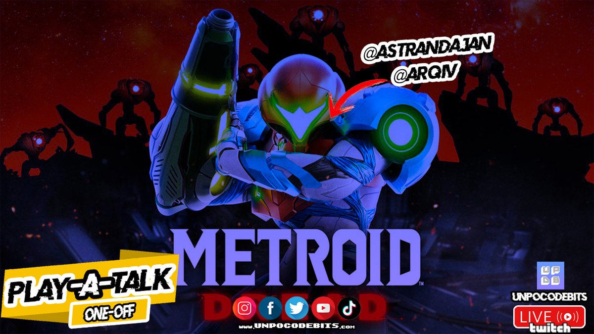 ikigaitraveljpn's tweet photo. Anoche tuvimos un #PlayATalk especial, ya que hicimos un One-Off de Metroid Dread y es sencillamente increible!
Ya esta la retransmision del stream:
https://t.co/Vvk5B8A2Iz https://t.co/VgSICFLfZu