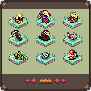 stormfreestudio's tweet photo. Some monsters from @crowns_dev ! Congrats on the launch! https://t.co/k2Pncpq2aF