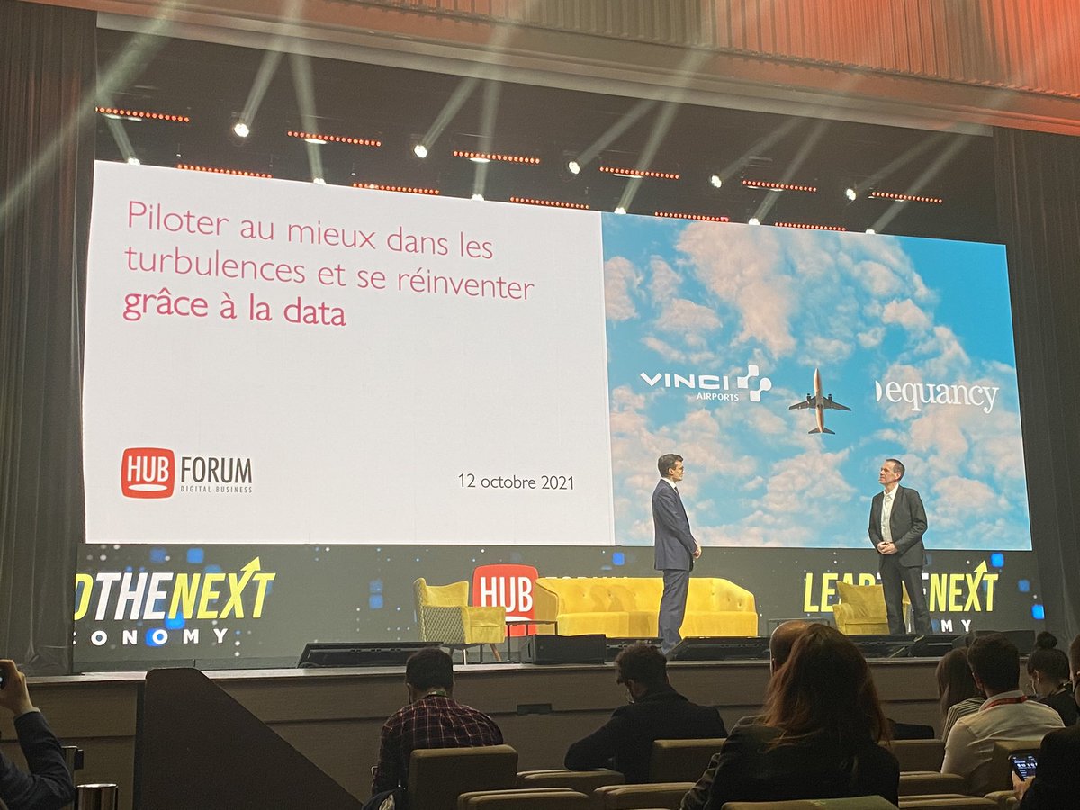 Comprendre la transformation digitale  accélérée 📈 en compagnie de Rémi Maumon de chez <a href="/VINCIAirports/">VINCI Airports</a> et Hervé Mignot de chez @Equancy #HUBFORUM #TransformacionDigital #Digital <a href="/MBADMB/">mbadmb</a> #data
