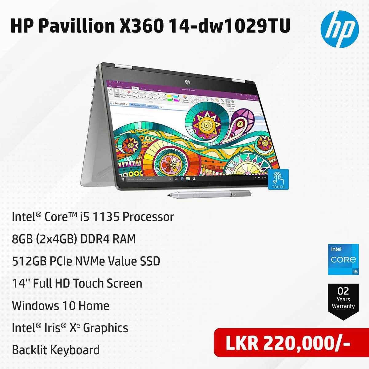 MarsNetworkSL's tweet photo. 𝗛𝗣 𝗣𝗮𝘃𝗶𝗹𝗹𝗶𝗼𝗻 𝘅𝟯𝟲𝟬
DM us on Twitter or Order through WhatsApp : 0767786036
#HP #Laptop #Notebook #Offer #Workfromhome #WFH #Professional #Marsnetwork #marsnetworksl https://t.co/7wxShjT8IY