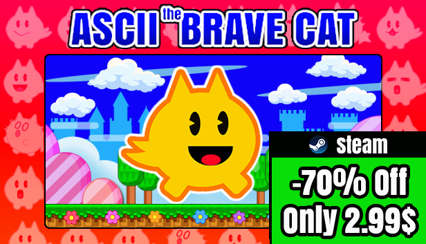 workyrie's tweet photo. Ascii the Brave Cat new price 70% Discount, Only 2.99$ Steam Store!!!
https://t.co/7xkj6ezcuZ
Retro-style 2D action! Colorful and super cute!
#indiegame #steam #2d #platformer #shovelknight #cybershadow #screenshotsaturday #Sales https://t.co/9Rcptt2B5W
