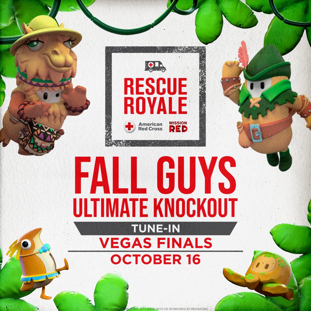 GARedCross's tweet photo. Are you ready to watch some epic gaming for a good cause? Tune into our #RescueRoyale finale on October 16 at 3 p.m. ET &amp; cheer on our Georgia region gamer Heinrich Xavier @BruhfessuhX! He's competing for the championship title. Watch live at https://t.co/EwMEnHOkZN. https://t.co/6mT2jzIZey