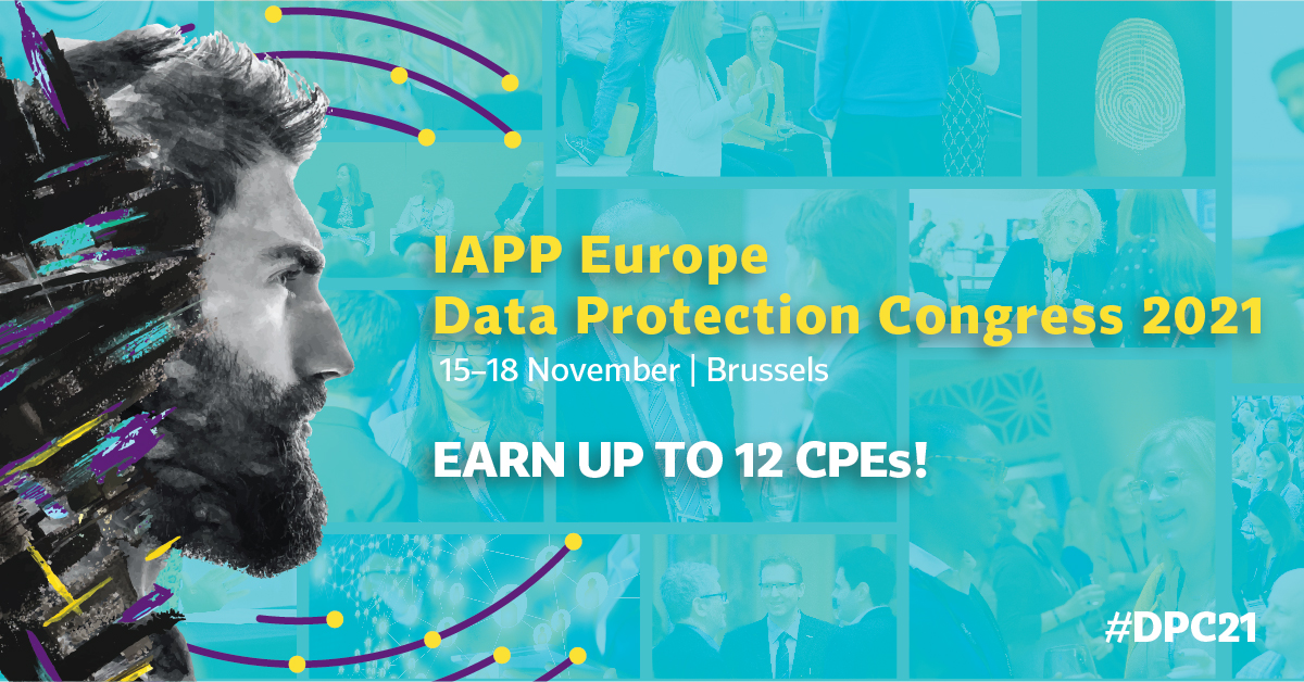 Join high-level experts for exclusive discussions on international data privacy. Register now for #DPC21: ow.ly/SeMu50GoJkp