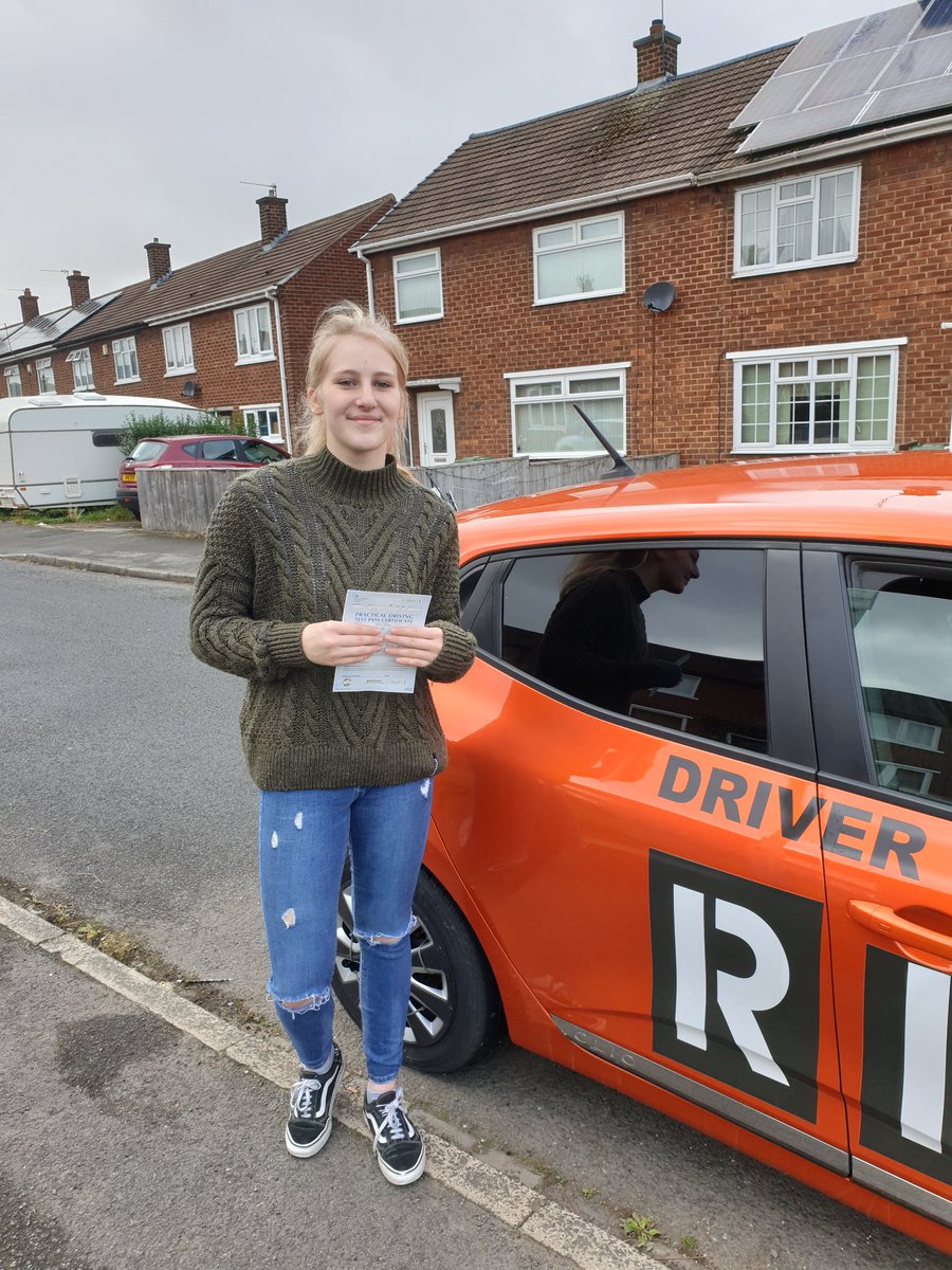 drivingnatalie's tweet photo. A huge congratulations to Courtney on her first time pass today in Middlesbrough.  Well done and safe driving 🚗 🚗 @REDinstructor @REDDriving https://t.co/a6SQj6oWzI
