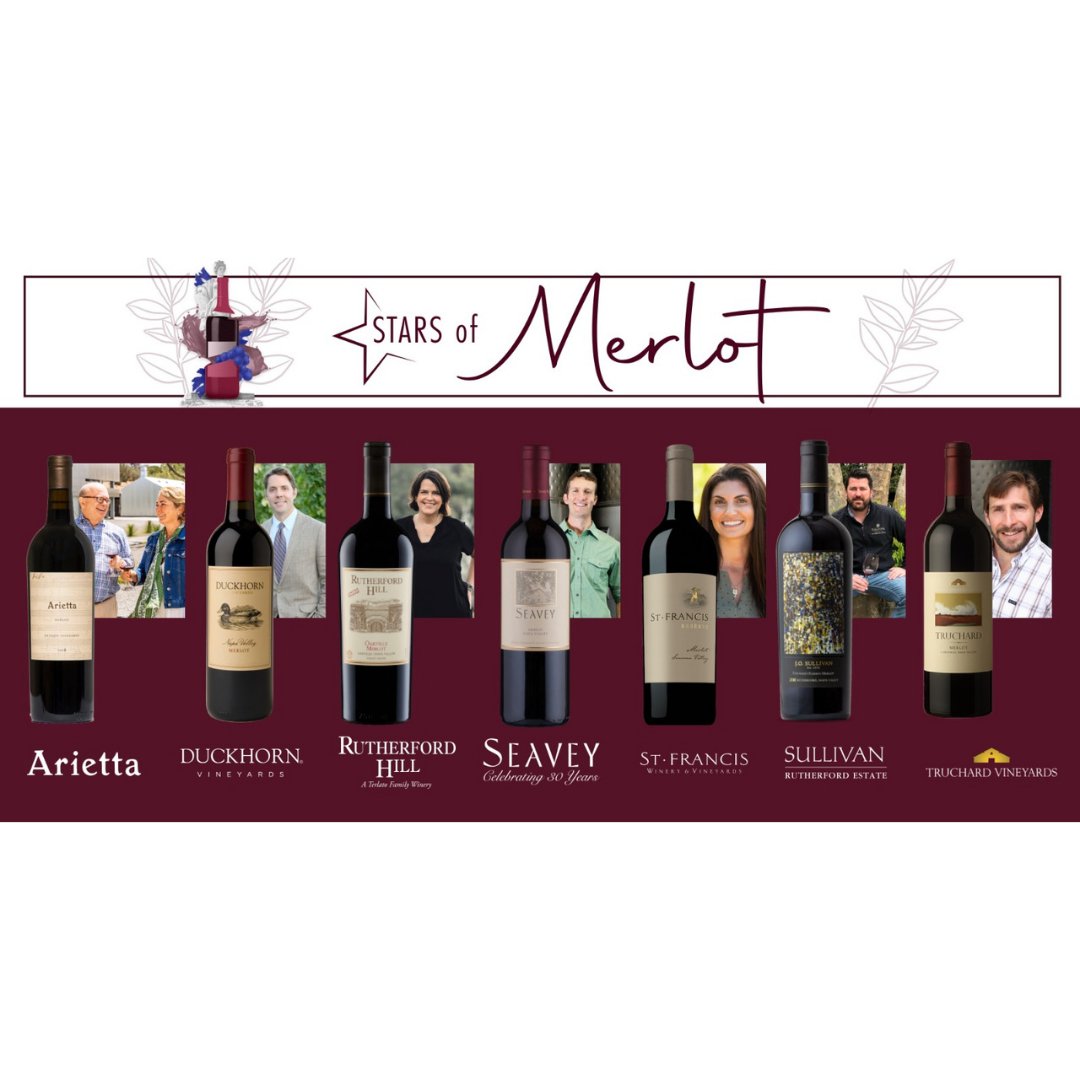 Join the Merlot conversation with the winemakers!
Taste along and learn about wine with the legends themselves, LIVE on Zoom! October 27th. You don't want to miss this!
ow.ly/CZPh50Go3Z4

#MerlotMe #StarsOfWine #NapaValley #SeaveyVineyard #Merlot