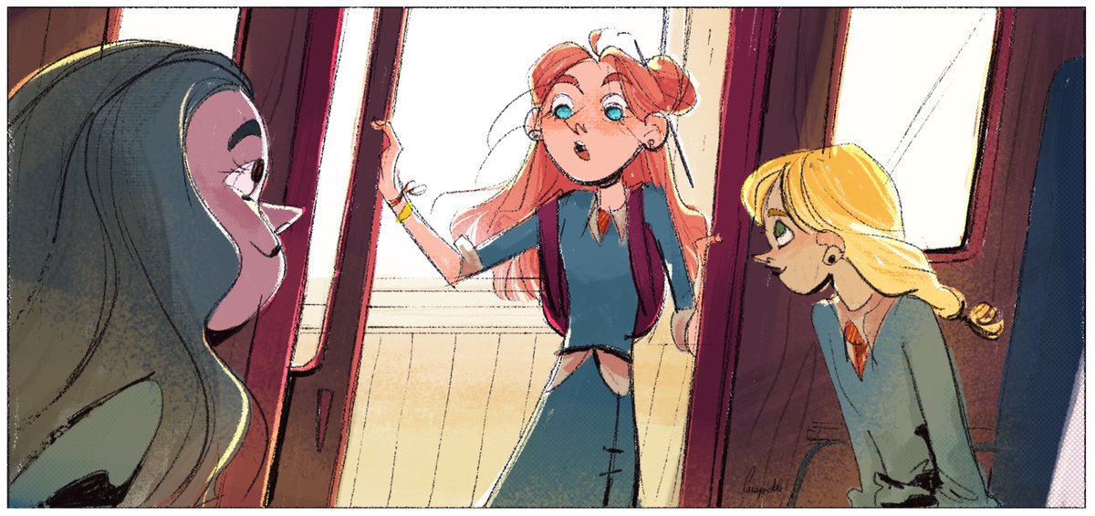Larapic's tweet photo. Hi, I'm Lara. Vis-dev artist, location/BG designer, and illustrator! Lover of cats, storytelling, and color ✨

https://t.co/TwElt4xlMk
Rep'd by 
@tormenta_libros 

Working in animation, books, &amp; games.
Netflix, Nickelodeon, Universal, BBC &amp; more!
#VisibleWomen #PortfolioDay https://t.co/WLnkbD9fCB