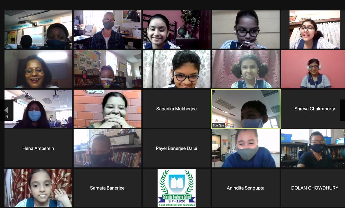 Thank you Shri Shikshayatan School, Kolkata India for meeting with our students. Thrilled to be working with you and celebrating international literacy! <a href="/Hartford_Public/">Hartford Public Schools</a> <a href="/UConnGifted/">Renzulli Center for Creativity, GiftedEd, & Talent</a>