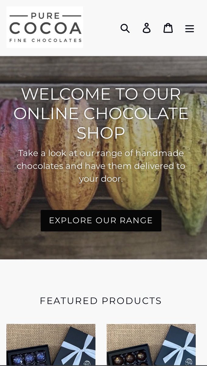 PureCocoaChocs's tweet image. Our new website is now live 

purecocoa.co.uk