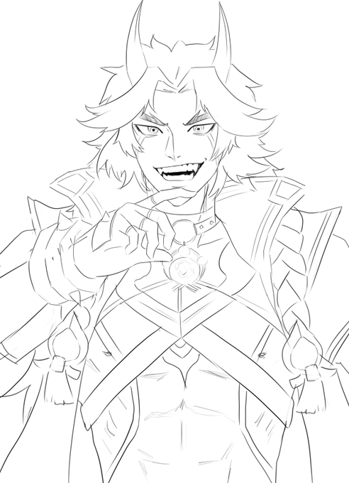 Arataki Itto sketch 