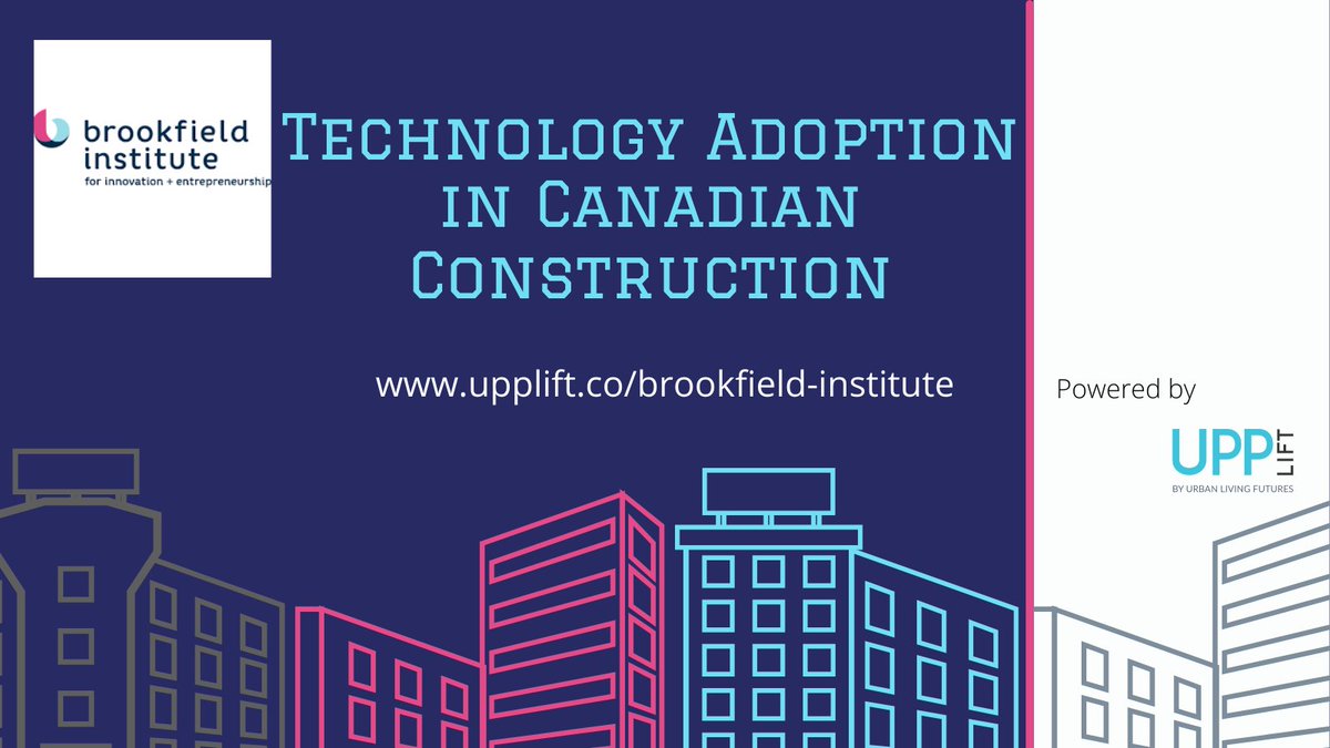 Last chance to connect with @BrookfieldIIE on #technology adoption in Canadian Construction. Innovators, register @ UPPlift.co to view this &amp; other opportunities on your dashboard. Contribute your thoughts &amp; highlight your #innovation to industry! Closes Oct 15, 2021