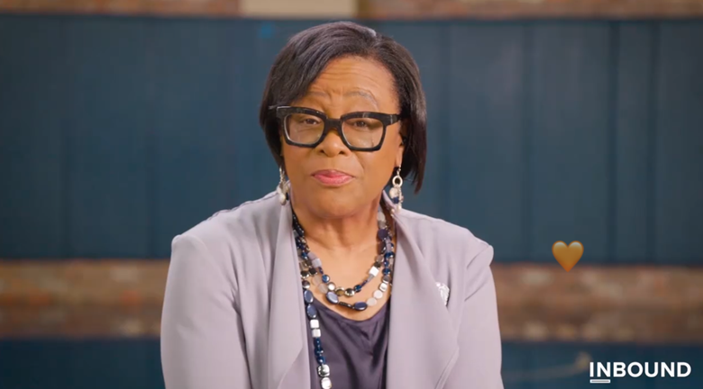 #inbound21 Great convo featuring the first black woman to be chief executive officer of an NBA Team, Cynt Marshall of the <a href="/dallasmavs/">Dallas Mavericks</a>.