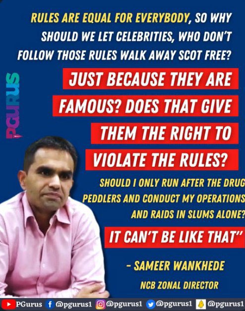 Shruti Gera (@shrutigera) on Twitter photo If there’s one man worthy of my entire nation’s love , respect and prayers its the one man army Mr. #SameerWankhede . We are so fortunate to have officers like you sir 😇 Gratitude 🙏 ❤️ and prayers for your and your family’s safety <a href="/KrantiRedkar/">KRANTI REDKAR WANKHEDE</a> 😇 If there’s one man worthy of my entire nation’s love , respect and prayers its the one man army Mr. #SameerWankhede . We are so fortunate to have officers like you sir 😇 Gratitude 🙏 ❤️ and prayers for your and your family’s safety <a href="/KrantiRedkar/">KRANTI REDKAR WANKHEDE</a> 😇
