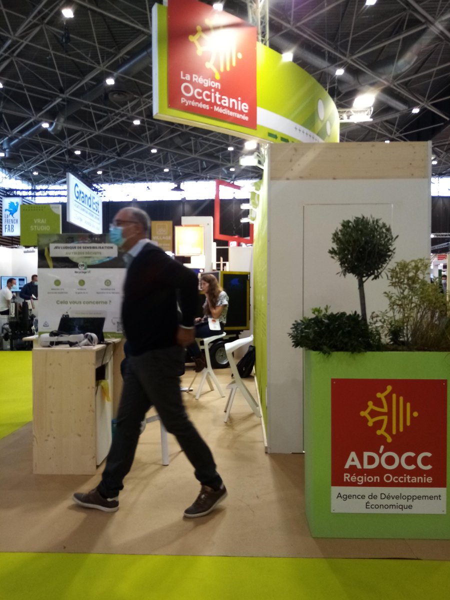 ADOCC_'s tweet photo. #Energie, eau, #biodiversité, #déchets... 49 entreprises d'@Occitanie participent avec @ADOCC_ à @Pollutec, rendez-vous mondial et incontournable de l’#innovation environnementale ! 405m² d’espace d’exposition, 2 pavillons : Eau et #EconomieVerte https://t.co/QaRCgGRBfJ https://t.co/H6FonsNeRm