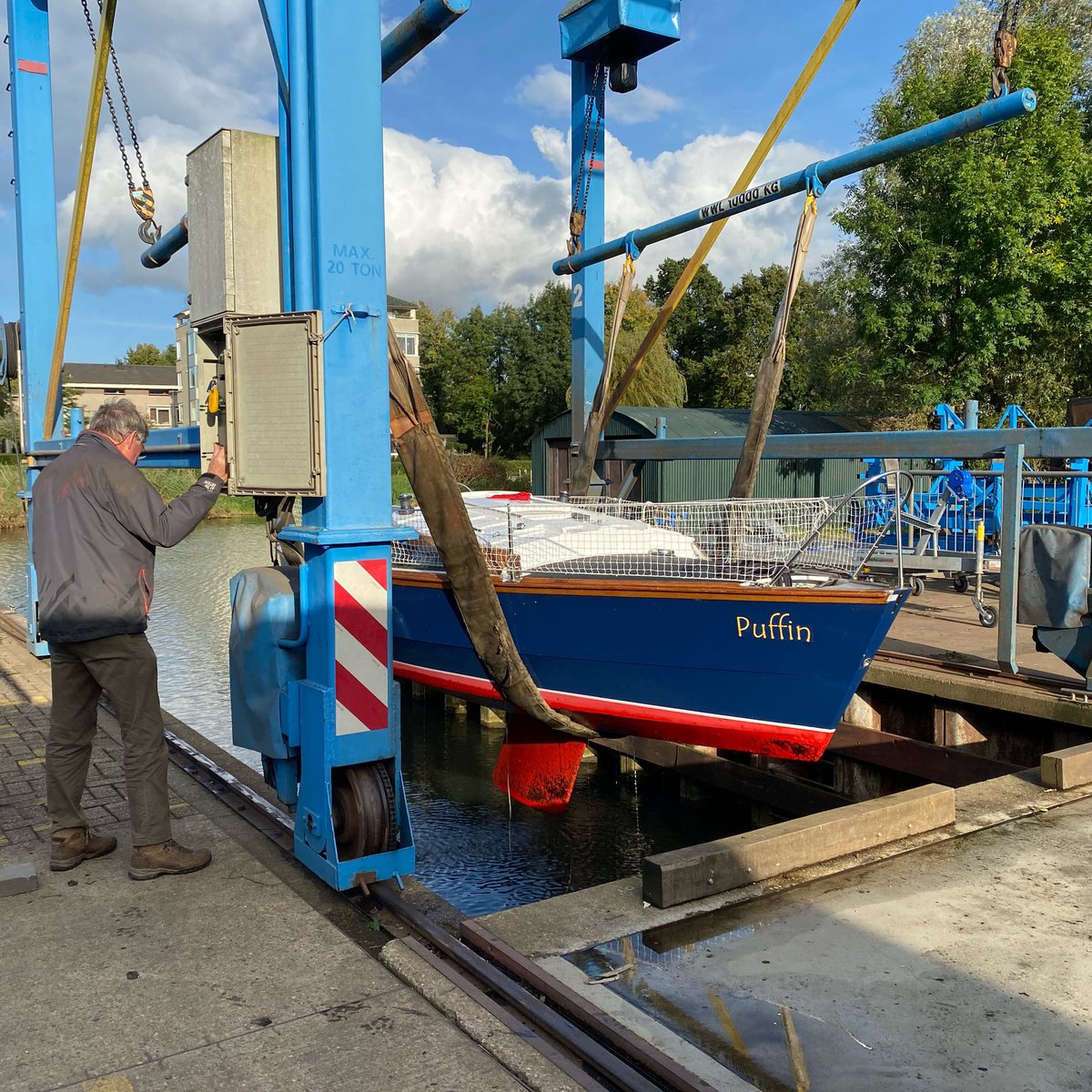 waarschip570's tweet image. Op de kant! #waarschip #vaarseizoen #winterstalling