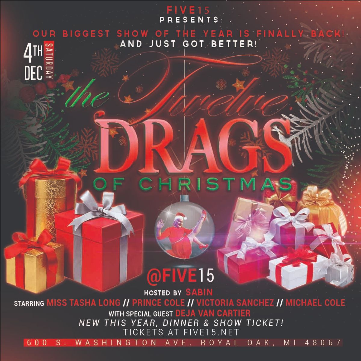 Royal Oak Drag Christmas 2022 Five15 (@Five15Royaloak) / Twitter